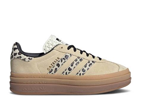 adidas gazelle bold cream leopard.